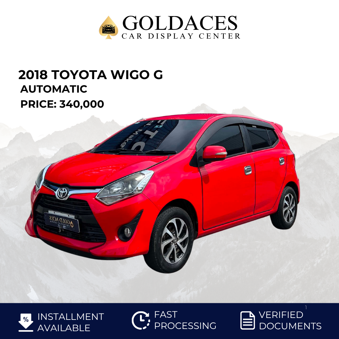 2018 TOYOTA WIGO G 1.0L AUTOMATIC TRANSMISSION TOYOTA