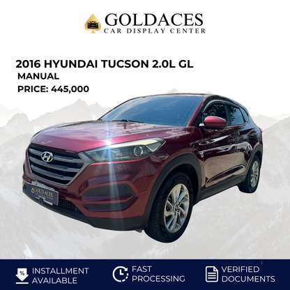 2016 HYUNDAI TUCSON 2.0L GL MANUAL TRANSMISSION (64TKMS ONLY!) Gold Aces Car Display Center