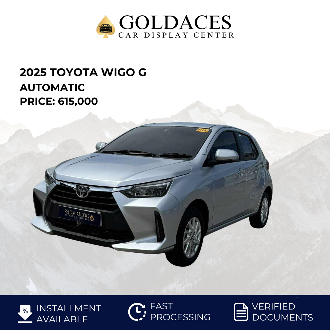 2025 TOYOTA WIGO G 1.0L AUTOMATIC TRANSMISSION (3T KMS ONLY!) Gold Aces Car Display Center