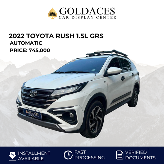 2022 TOYOTA RUSH 1.5L GRS AUTOMATIC TRANSMISSION Gold Aces Car Display Center