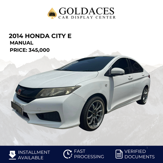 2014 HONDA CITY E 1.3L MANUAL TRANSMISSION Gold Aces Car Display Center