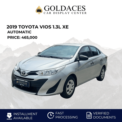 2019 TOYOTA VIOS 1.3L XE AUTOMATIC TRANSMISSION (30TKMS ONLY!) TOYOTA