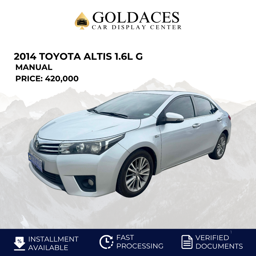 2014 TOYOTA ALTIS 1.6L G MANUAL TRANSMISSION TOYOTA