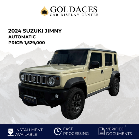 2024 SUZUKI JIMNY 1.5L GL 4X4 5 DOORS AUTOMATIC TRANSMISSION (9T KMS ONLY!)&nbsp; Gold Aces Car Display Center