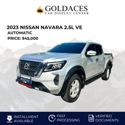 2023 NISSAN NAVARA 2.5L VE 4X2 MANUAL TRANSMISSION Gold Aces Car Display Center