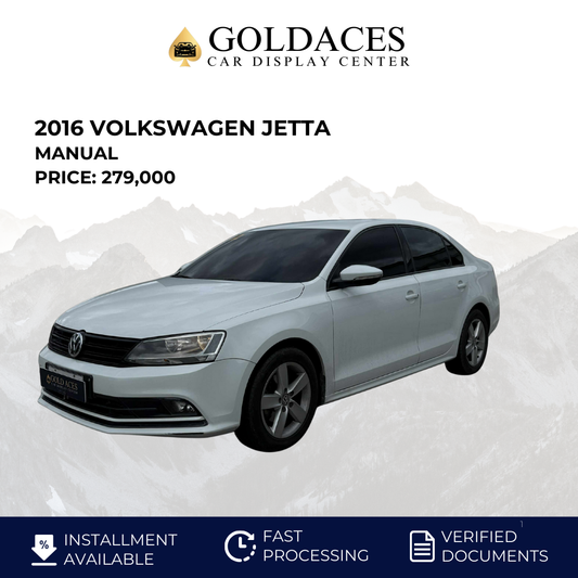 2016 VOLKSWAGEN JETTA 1.6L DSL MANUAL TRANSMISSION Gold Aces Car Display Center