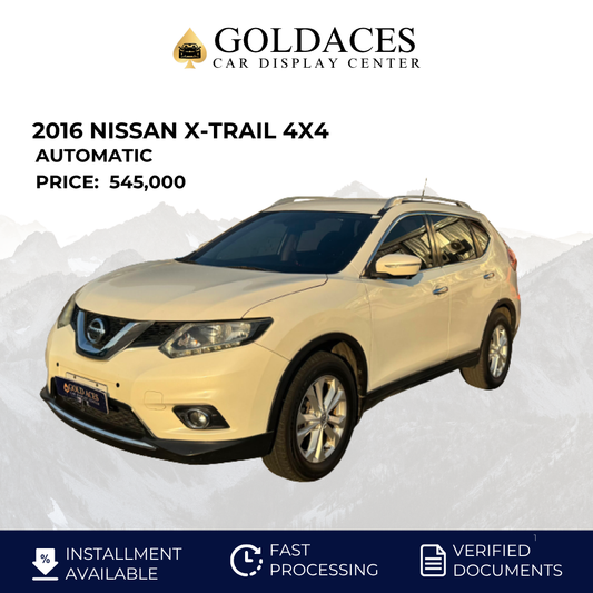 2016 NISSAN X-TRAIL 4X4 AUTOMATIC TRANSMISSION Gold Aces Car Display Center