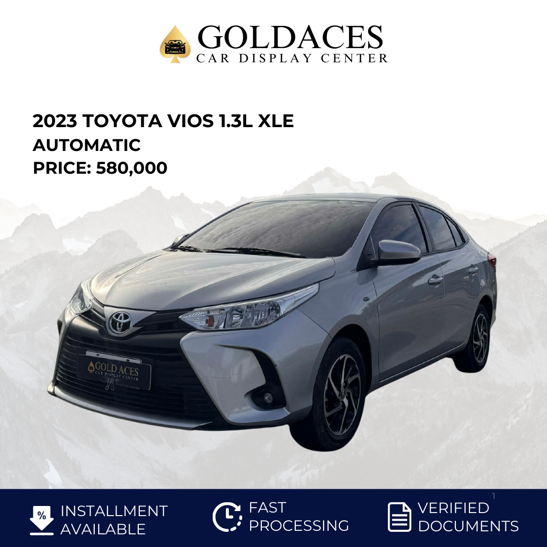 2023 TOYOTA VIOS 1.3L XLE AUTOMATIC TRANSMISSION (7T KMS ONLY!)