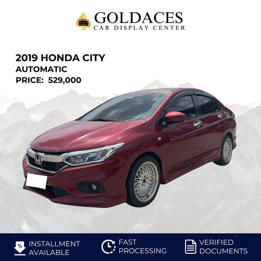 2019 HONDA CITY 1.5L AUTOMATIC TRANSMISSION Gold Aces Car Display Center