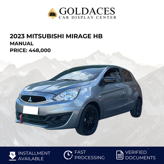 2023 MITSUBISHI MIRAGE HATCHBACK GLX 1.2L MANUAL TRANSMISSION (6T KMS ONLY!) MITSUBISHI