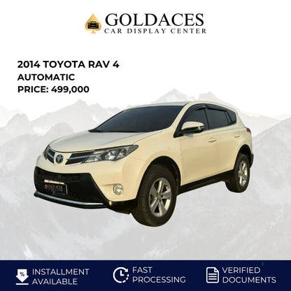 2014 TOYOTA RAV 4 2.5L GAS AUTOMATIC TRANSMISSION Gold Aces Car Display Center