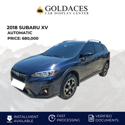 2018 SUBARU XV 2.0L AUTOMATIC TRANSMISSION (37T KMS ONLY!) Gold Aces Car Display Center