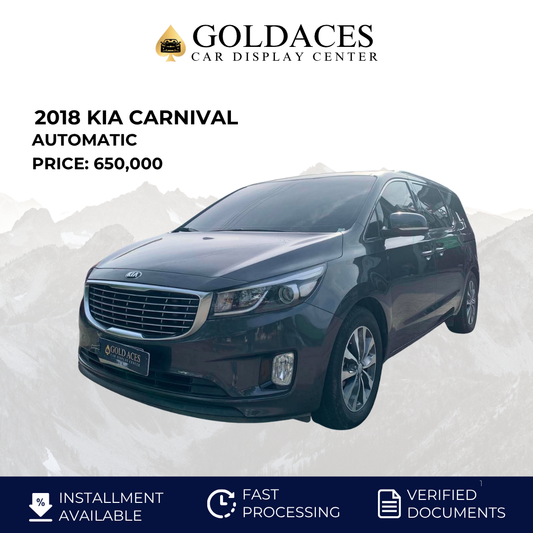 2018 KIA CARNIVAL 2.2L DIESEL ENGINE AUTOMATIC TRANSMISSION KIA