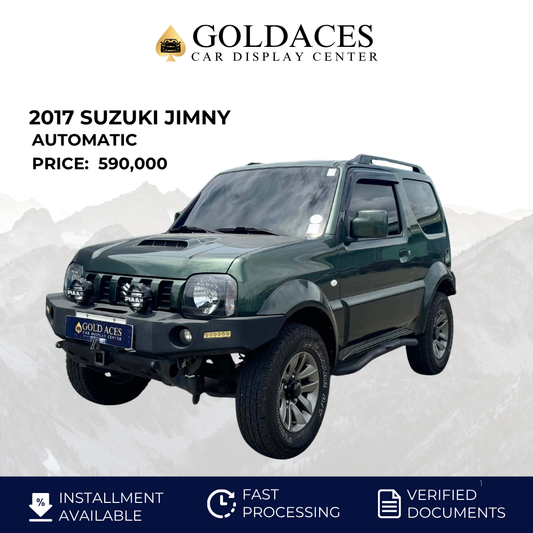 2017 SUZUKI JIMNY 1.3L AUTOMATIC TRANSMISSION Gold Aces Car Display Center
