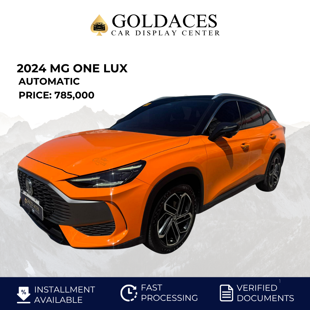 2024 MG ONE LUX 1.5L AUTOMATIC TRANSMISSION Gold Aces Car Display Center