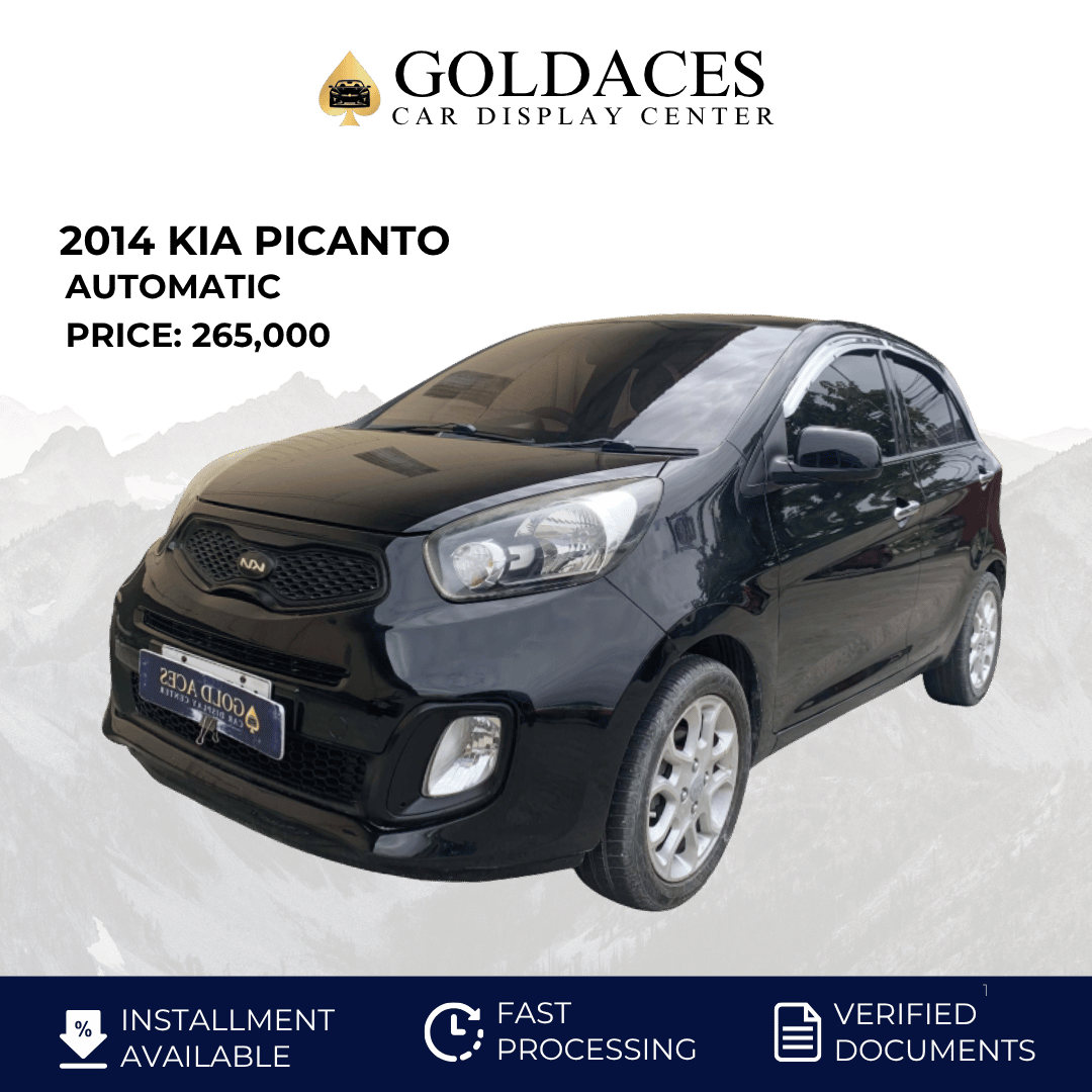 2014 KIA PICANTO 1.0L AUTOMATIC TRANSMISSION Gold Aces Car Display Center