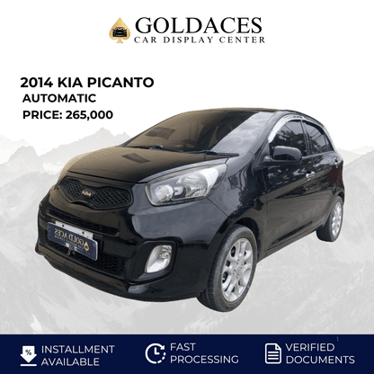 2014 KIA PICANTO 1.0L AUTOMATIC TRANSMISSION Gold Aces Car Display Center