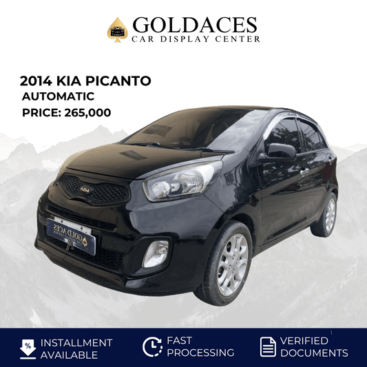 2014 KIA PICANTO 1.0L AUTOMATIC TRANSMISSION Gold Aces Car Display Center