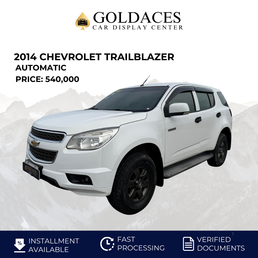 2014 CHEVROLET TRAILBLAZER 2.8L 4X2 AUTOMATIC TRANSMISSION Gold Aces Car Display Center