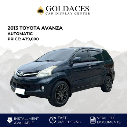 2013 TOYOTA AVANZA 1.5L G AUTOMATIC TRANSMISSION - Gold Aces Car Display Center