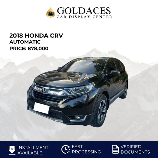 2018 HONDA CRV 1.6L TURBO DIESEL 4X2 AUTOMATIC TRANSMISSION - Gold Aces Car Display Center
