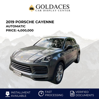 2019 PORSCHE CAYENNE 3.0L V6 GAS AUTOMATIC TRANSMISSION (17T KMS MILEAGE ONLY!) - Gold Aces Car Display Center