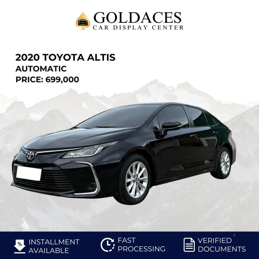 2020 TOYOTA ALTIS 1.6L G AUTOMATIC TRANSMISSION - Gold Aces Car Display Center