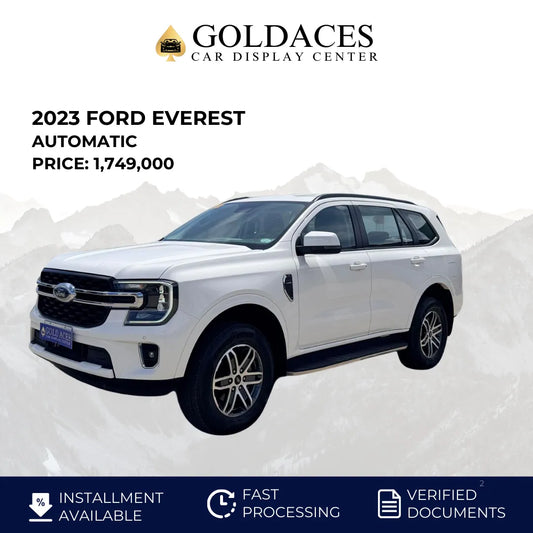 2023 FORD EVEREST LIMITED TURBO 2.0L DSL 4X2 AUTOMATIC TRANSMISSION (7T KMS ONLY!) - Gold Aces Car Display Center