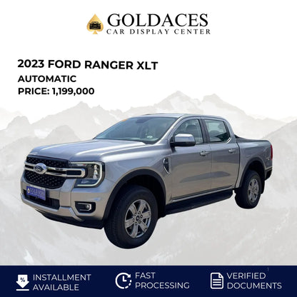 2023 FORD RANGER XLT 2.2L 4X2 AUTOMATIC TRANSMISSION (6T KMS ONLY!) - Gold Aces Car Display Center