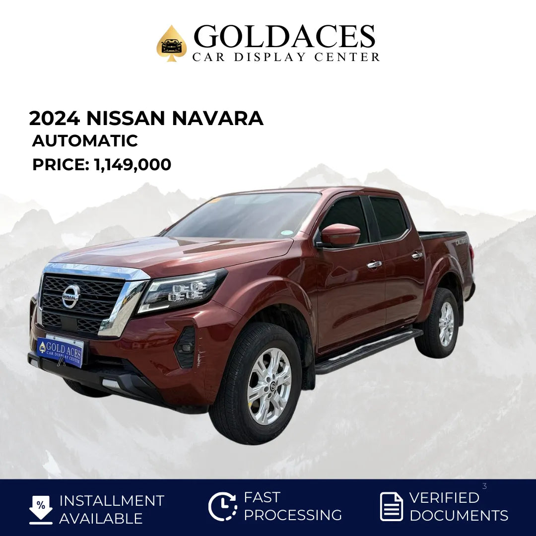 2024 NISSAN NAVARA 2.5L VE 4X2 AUTOMATIC TRANSMISSION - Gold Aces Car Display Center