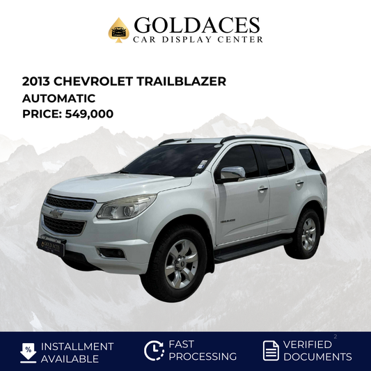 2013 CHEVROLET TRAILBLAZER 2.8L 4X4 AUTOMATIC TRANSMISSION Gold Aces Car Display Center