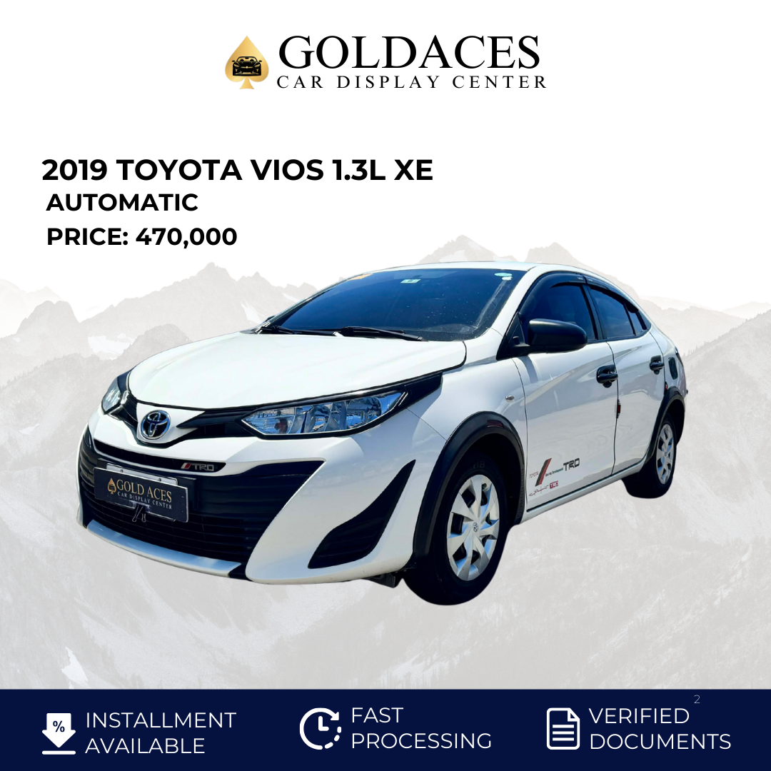 2019 TOYOTA VIOS 1.3L XE AUTOMATIC TRANSMISSION TOYOTA