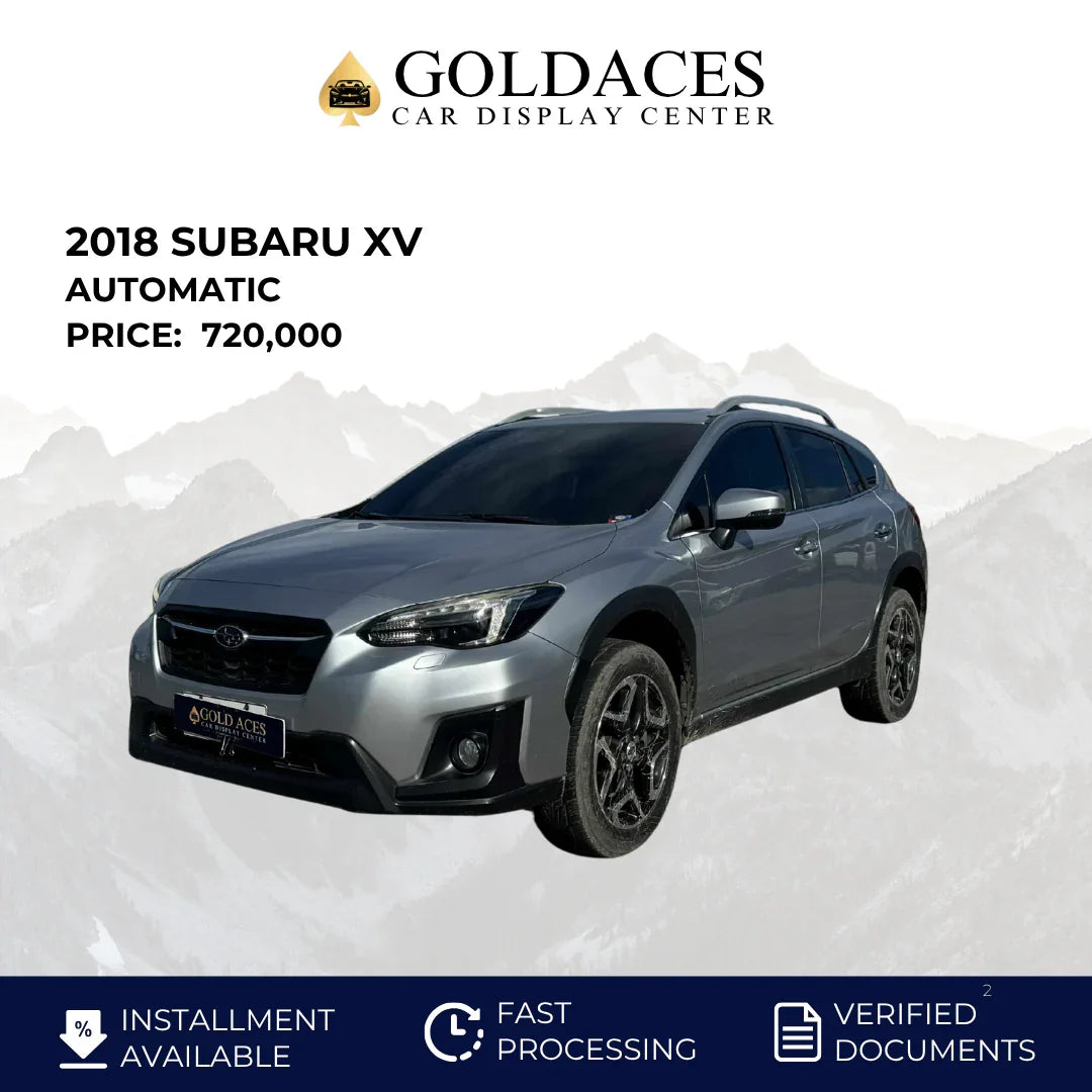 2018 SUBARU XV 2.0L AUTOMATIC TRANSMISSION Gold Aces Car Display Center
