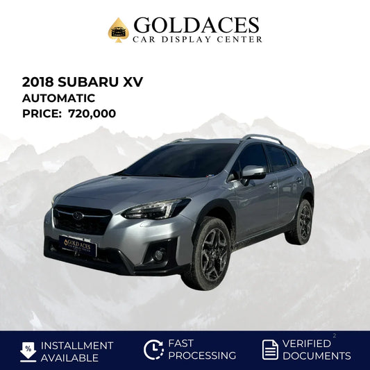 2018 SUBARU XV 2.0L AUTOMATIC TRANSMISSION Gold Aces Car Display Center