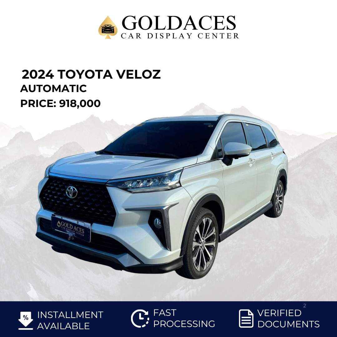 2024 TOYOTA VELOZ 1.5L V AUTOMATIC TRANSMISSION Gold Aces Car Display Center