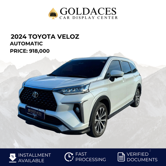 2024 TOYOTA VELOZ 1.5L V AUTOMATIC TRANSMISSION Gold Aces Car Display Center