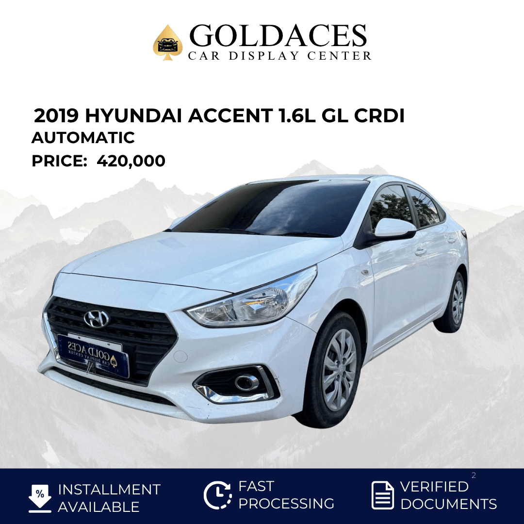 2019 HYUNDAI ACCENT 1.6L GL CRDI AUTOMATIC TRANSMISSION (25TKMS ONLY!) HYUNDAI