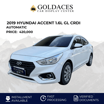 2019 HYUNDAI ACCENT 1.6L GL CRDI AUTOMATIC TRANSMISSION (25TKMS ONLY!) HYUNDAI