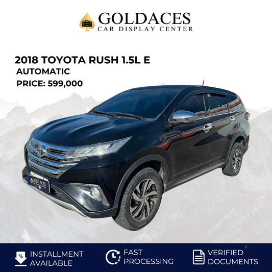 2018 TOYOTA RUSH 1.5L E AUTOMATIC TRANSMISSION TOYOTA