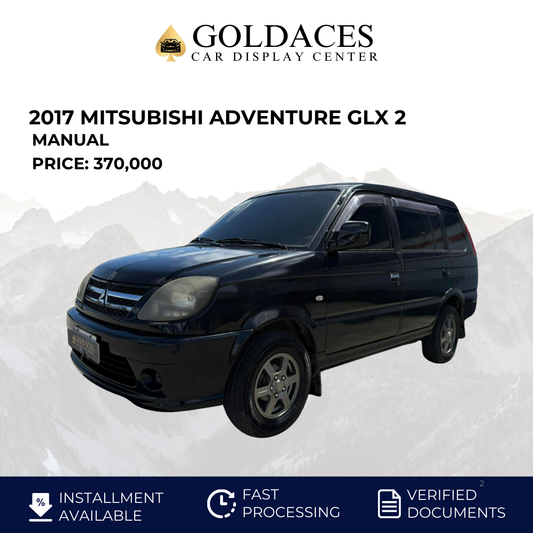 2017 MITSUBISHI ADVENTURE GLX 2.5L MANUAL TRANSMISSION Gold Aces Car Display Center