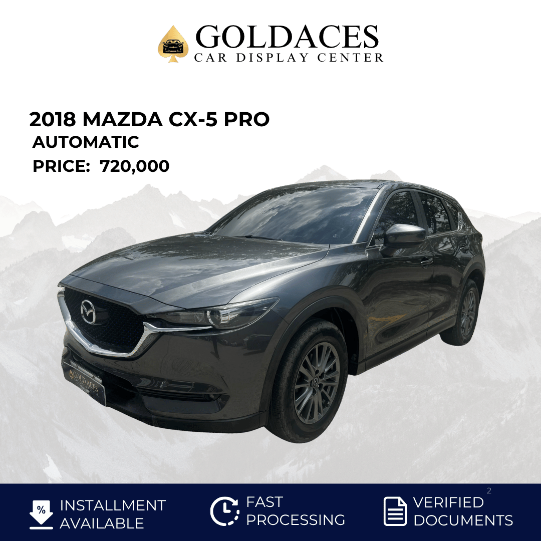2018 MAZDA CX-5 PRO 2.0L 4X2 AUTOMATIC TRANSMISSION Gold Aces Car Display Center