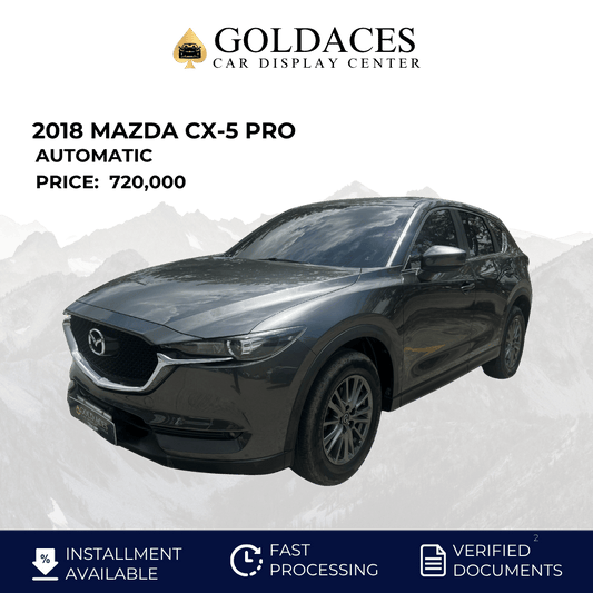 2018 MAZDA CX-5 PRO 2.0L 4X2 AUTOMATIC TRANSMISSION Gold Aces Car Display Center
