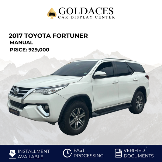 2017 TOYOTA FORTUNER 2.4L G 4X2 AUTOMATIC TRANSMISSION TOYOTA