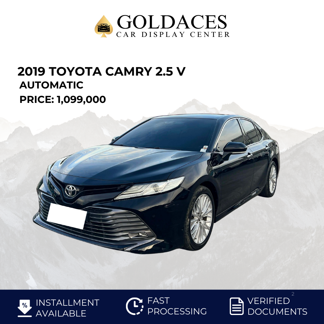 2019 TOYOTA CAMRY 2.5 V AUTOMATIC TRANSMISSION Gold Aces Car Display Center