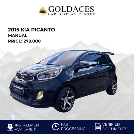 2015 KIA PICANTO 1.0L MANUAL TRANSMISSION Gold Aces Car Display Center