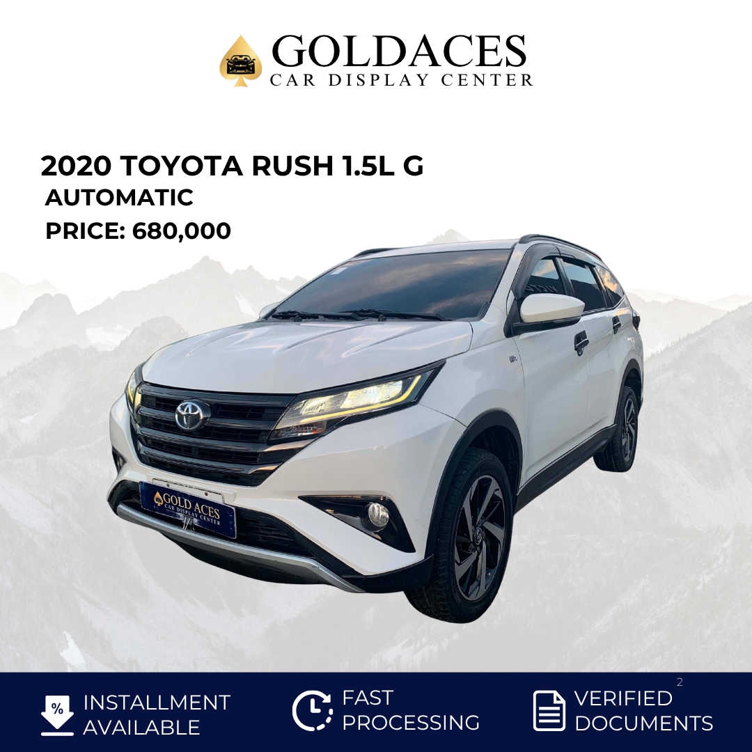 2020 TOYOTA RUSH 1.5L G AUTOMATIC TRANSMISSION Gold Aces Car Display Center