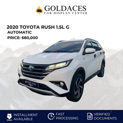 2020 TOYOTA RUSH 1.5L G AUTOMATIC TRANSMISSION Gold Aces Car Display Center