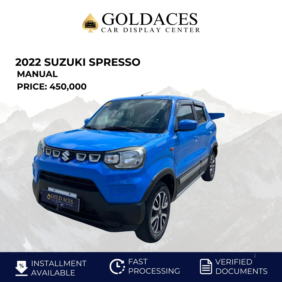 2022 SUZUKI SPRESSO 1.0L GL MANUAL TRANSMISSION Gold Aces Car Display Center