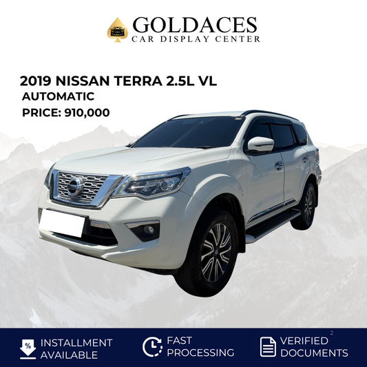 2019 NISSAN TERRA 2.5L VL 4X2 AUTOMATIC TRANMISSION Gold Aces Car Display Center