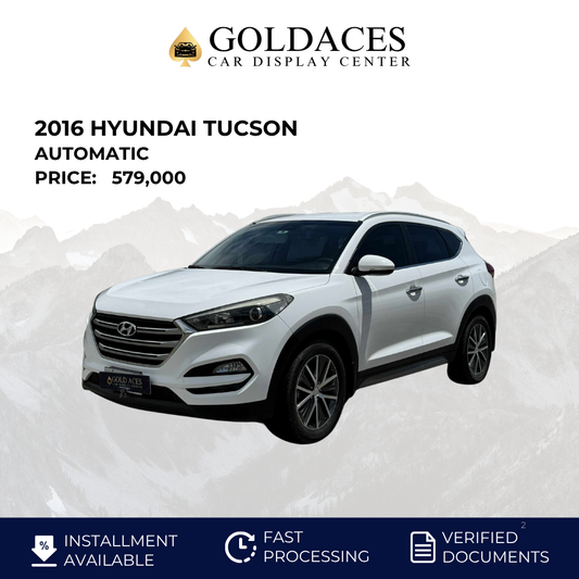 2016 HYUNDAI TUCSON 2.0L CRDI AUTOMATIC TRANSMISSION Gold Aces Car Display Center